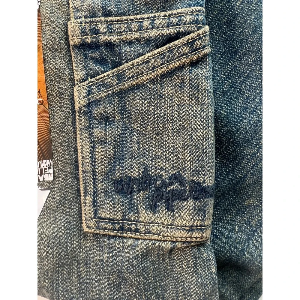 Urban Pipeline Boys Carpenter Jeans‎ Sz 18R Blue Cotton Stone Wash W30 L29 NWT